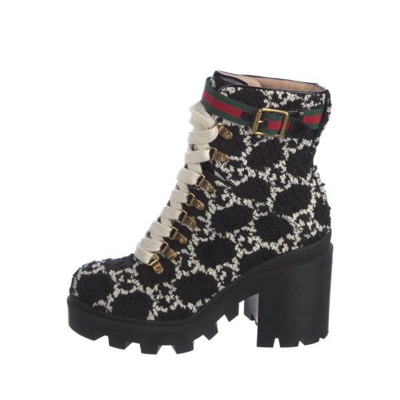 Gucci - Tweed Boots - Picture 2 of 2